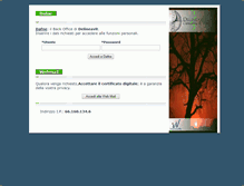 Tablet Screenshot of dafne.impresaweb.com